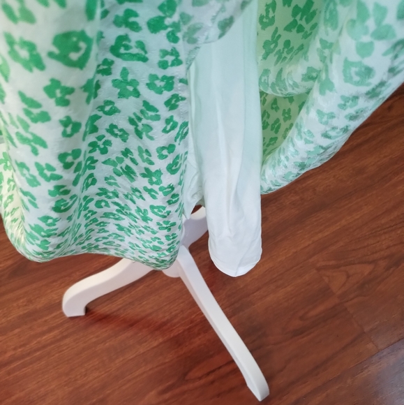 NWT Rixo x Target Leopard and Floral Print Spaghetti Strap Maxi Dress Size 1X - Picture 6 of 16